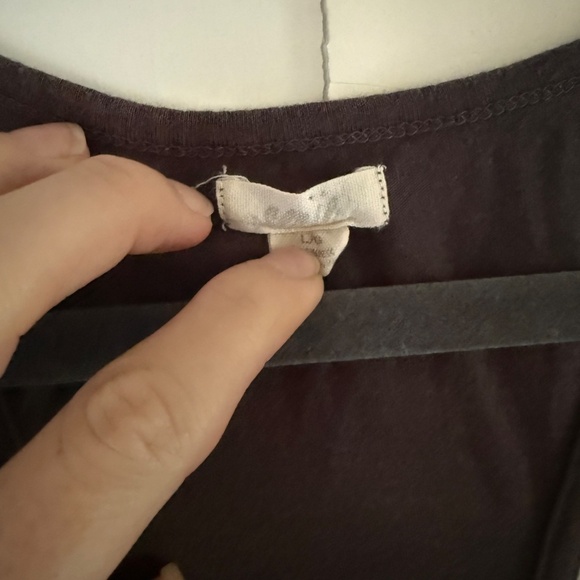 Aerie | Size Large | Charcoal Grey Button Front Tank - Picture 4 of 4